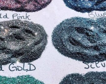 Diamantpulver, Extra feiner Glitzer, 0.08mm, 1/360", 5 Gramm, Nail Art, Harz