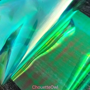 Film fantasy Angelina, menta scintillante, 60x10 cm