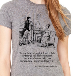 Women's T-Shirts [Out of Print] L. Frank Baum / The Wonderful Wizard of Oz Scoop Neck Tee (Heather Grey) (Womens) Wizard of Oz Shirt, Heather Gray Lady's T-shirt With Quote