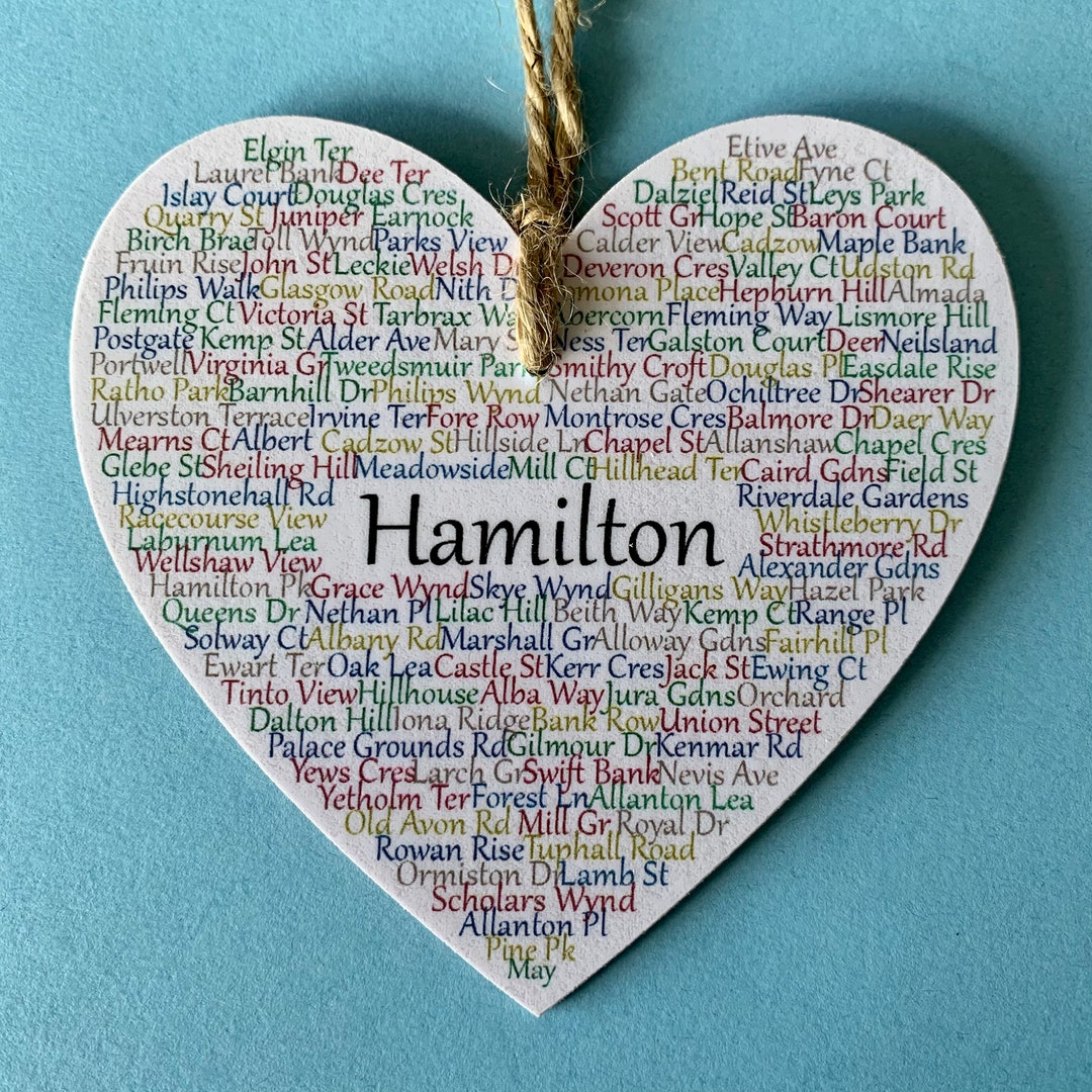 Hamilton Memorabilia Hamilton Scotland Keepsake United Etsy