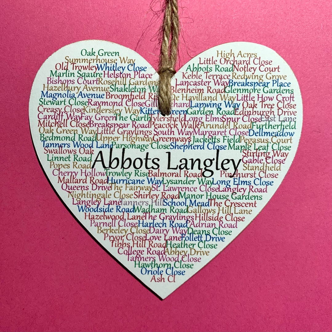 Äbte Langley Memorabilia Area Hearts Claire Kirkpatrick Etsy.de