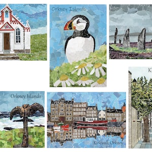 Cartes postales des Orcades, Îles Orcades, Écosse Royaume-Uni, Claire Kirkpatrick