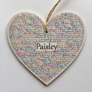 Paisley Memorabilia, Paisley Scotland Keepsake, Scotland United Kingdom, Scotland UK, Claire Kirkpatrick