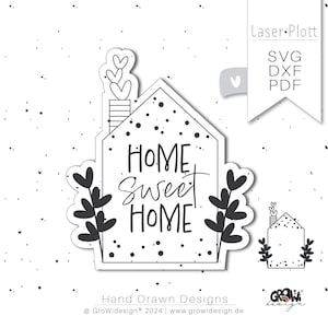 File laser CASA casa dolce casa SVG