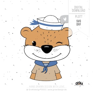 プロッターファイル OTTER Sailor SVG - Sailor maritime
