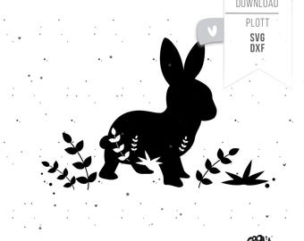 Plotter file Bunny Boho SVG
