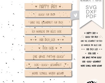 blocks LOVE HAPPINESS HEALTH laser file plotter file