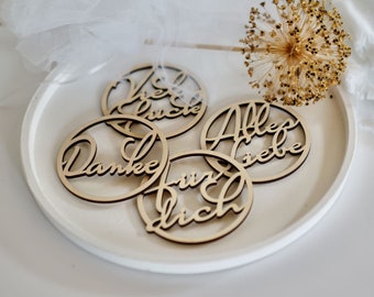 LASER FILE GIFT TAG SVG Lasercut Christmas Thank You Good Luck