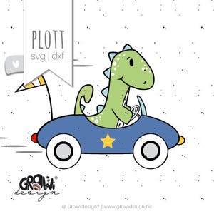 Plotter file DINO racing car SVG