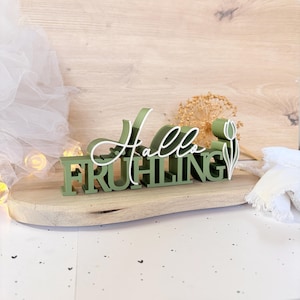 3D STL Datei FRÜHLING - 3MF Bambu Studio - Schriftzug