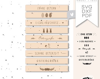 EASTER Block Laser File Plotter File SVG DXF Easter Bunnies Easter Greetings
