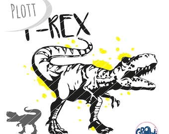 Plotterdatei T-REX Dino svg dxf