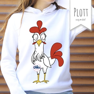 Plotter file farm Hahn svg dxf