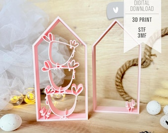 3D print file CHICKENS STL 3MF Bambu Studio - Easter Chicken Coop