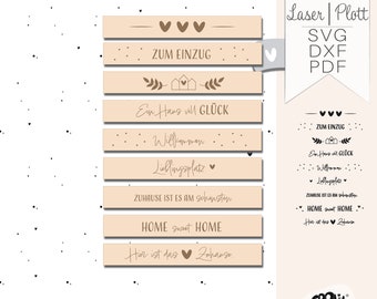 Block HOME Engraving Laser File Plotter File