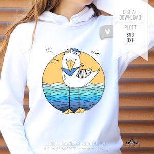 プロッターファイル SEAGULL SVG - Sailor Moin