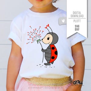 File plotter LADYBUG svg - coccinella dente di leone