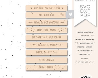 Mother's Day block laser file plotter file