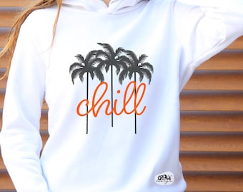 Plotter file PALMEN chill SVG - Statement summer shirt - incl. commercial license