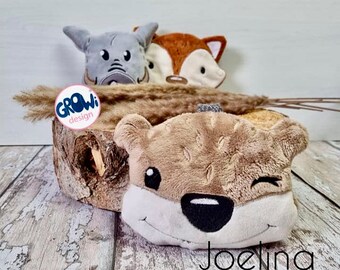 OTTER ITH embroidery file - forest animal 6 sizes