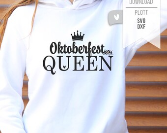 Plotter file Oktoberfest Queen SVG