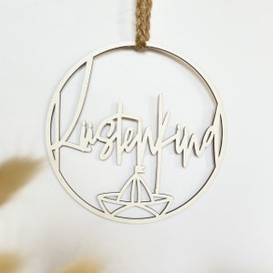 Laserdatei Küstenkind Türkranz SVG - Türschild maritim - Sommer Home Deko - inkl. Gewerbelizenz