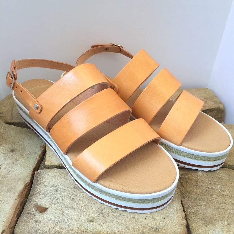 GrecAntiques SandalesFemmes FemmesEn Plateforme CuirCuir Sandales NaturelGrecques Pour O8PvmNn0yw