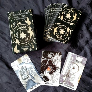 Ink Witch Tarot Deck - Second Edition Original Indie Tarot Deck