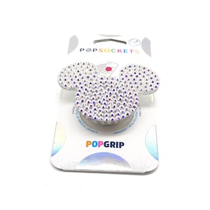 Swarovski Bling Mickey Mouse PopSocket made with Swarovski Crystals Popgrip
