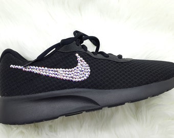 スニーカー Black Mesh Runners with Crystals 71a4ORPcbpL._UY300_.jpg
