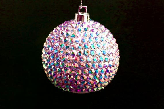 Regali Di Natale Swarovski.Palle Di Natale Swarovski Ab Spedizione Gratuita Palle Di Etsy