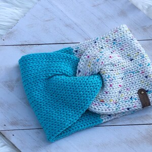 Twisted Multi-Color Ear Warmer, Cozy Knitted Winter Headband, Perfect Women’s Gift