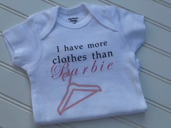 barbie baby onesie