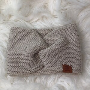 Women&#39;s warm winter headband, Wool turban soft alpaca headband, Inter warm wool ear warmers