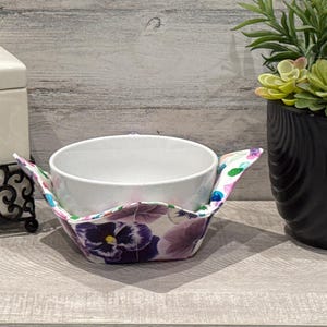 Printable Pattern for Microwaveable Hot Bowl Holder, Soup Bowl Cozies Pot Holder