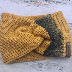 Women’s Twisted Crochet Ear Warmer, Knitted Headband for Women and Kids, Warm & Cozy