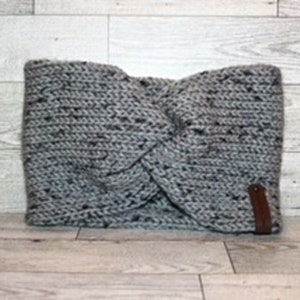 Women&#39;s Knitted Headband, Double Reversible Ear Warmer, Twisted Knit Headband for Winter, Warm Earwarmer Pattern