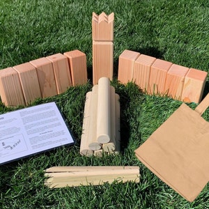 Kubb - Full Regulation/Tournament size - Handmade - Great family gift!