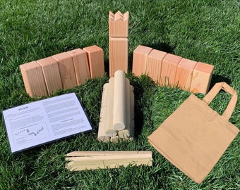 Kubb - Full Regulation/Tournament size - Handmade - Great family gift!