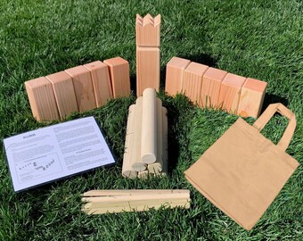 Kubb (BLEMISHED) - Full size - Handmade - Great family gift!