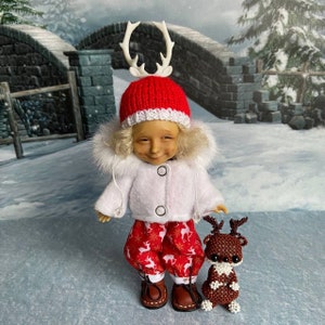 Mini Beaded Deer: Doll Accessory for Blythe, BJD, and More
