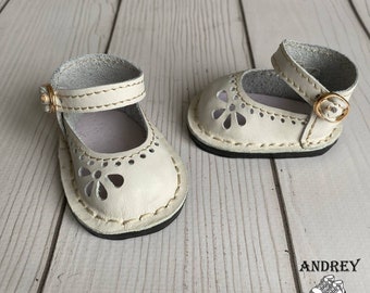 shoes for Saffi, Bailey, Sylvia Meadow dolls made of genuine leather