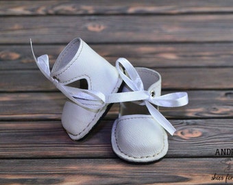 shoes for Saffi, Bailey, Sylvia Meadow dolls made of genuine leather