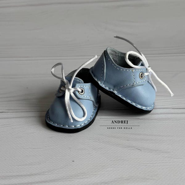 Shoes for an American doll made of genuine leather