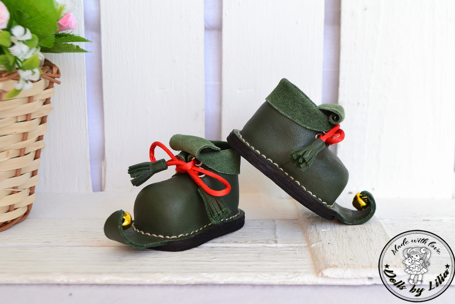 Shoes for Gnomes and Elves Shoes for dolls made of genuine Etsy