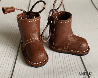 Leather Boots for Paola Reina 12" Doll: Las Amigas Doll Shoes