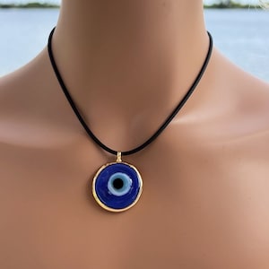 Evil Eye Necklace • Blue evil eye necklace • Goldfilled evil eye• Nazar amulet • jewelry for protection • Mal de ojo necklace • talisman