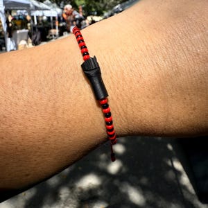 Red & Black Azabache Figa Protection Bracelet• protection for baby• Handmade jewelry • Figa hand •puño de azabache • Genuine Azabache •