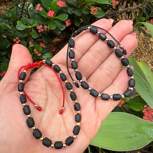 Black Azabache Bracelet, Adjustable Bracelet, Gold Filled Bracelet , Silver Filled ,Bracelet, Unisex Bracelet, Genuine Azabache ,Jet Stone .
