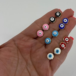 Hypoallergenic earrings • Evil eye earrings • Turkish eye earrings • Earrings for protection • Stainless Steel earrings • Stud earrings